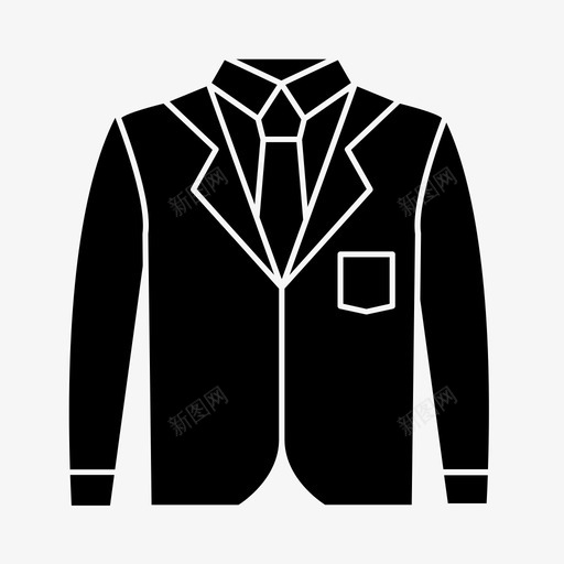 西装配领带服装服装店svg_新图网 https://ixintu.com 西装 装配 领带 服装 服装店 时装