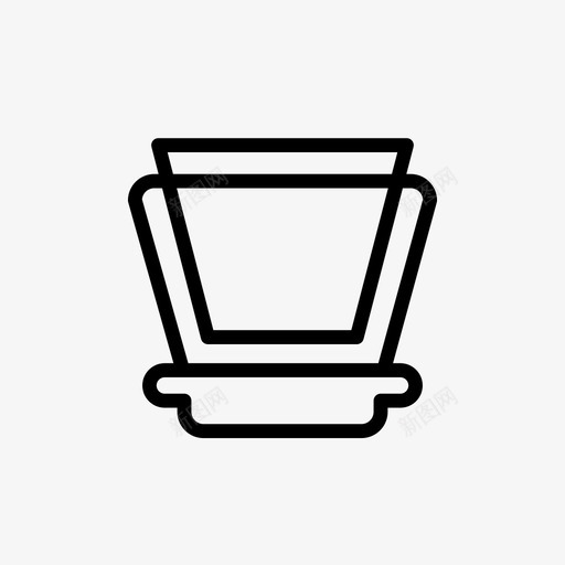 滴咖啡咖啡师过滤svg_新图网 https://ixintu.com 咖啡 过滤 工具