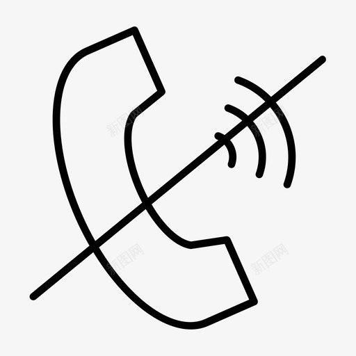 没有电话取消修理电话svg_新图网 https://ixintu.com 电话 没有 取消 修理 未接 电话线 线路
