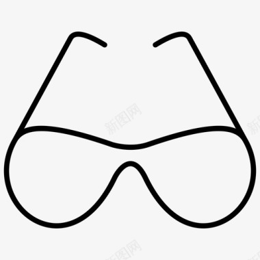 太阳镜眼睛眼科医生图标