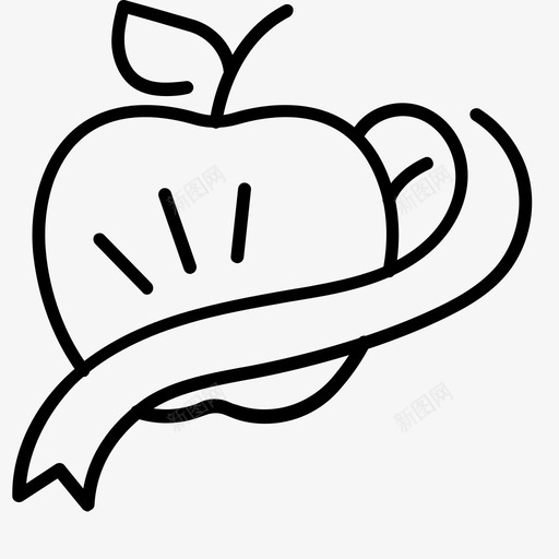 苹果生物生态svg_新图网 https://ixintu.com 苹果 生物 生态 水果 有机 食品 标签