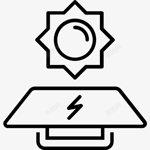 太阳能电池板能源电力svg_新图网 https://ixintu.com 太阳能 电池板 能源 电力 太阳 阳物 联网