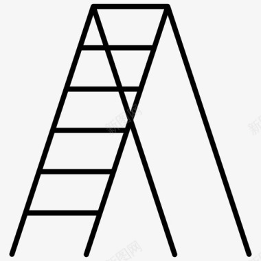 梯子爬梯楼梯图标