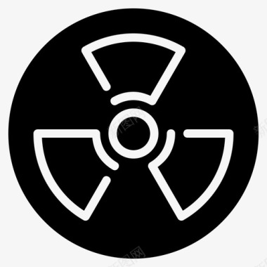 放射性核辐射图标