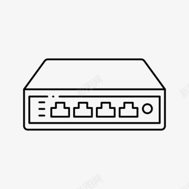 局域网集线器因特网网络图标