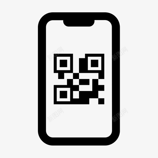 二维码手机扫描网页svg_新图网 https://ixintu.com 二维 手机 扫描 网页