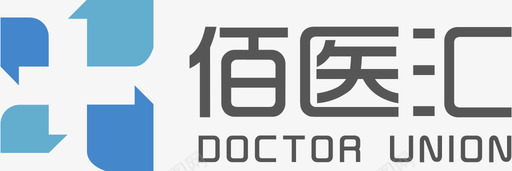佰医汇logo深色转曲svg_新图网 https://ixintu.com 佰医 深色 转曲