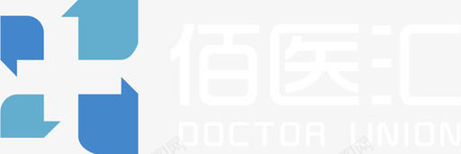 佰医汇logo白色svg_新图网 https://ixintu.com 佰医 白色