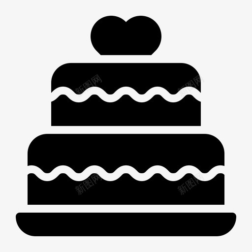 蛋糕食物心svg_新图网 https://ixintu.com 蛋糕 食物 心爱 婚礼 爱雕文