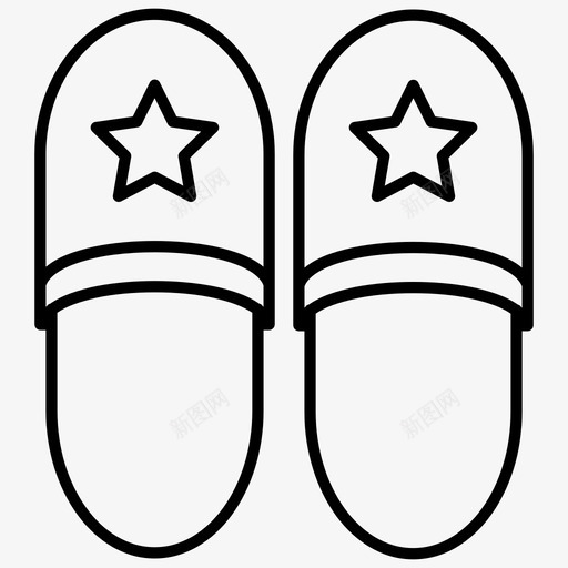拖鞋已穿时尚svg_新图网 https://ixintu.com 拖鞋 时尚 家装 穿衣服