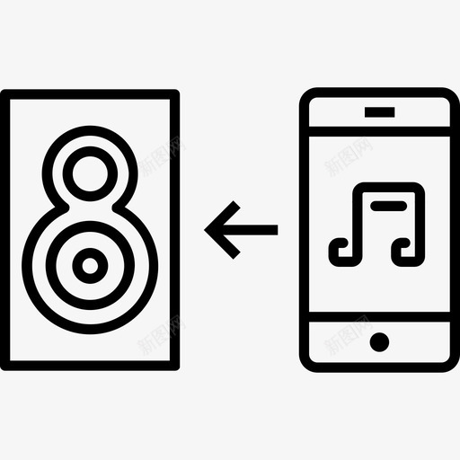 智能音乐扬声器音频设备svg_新图网 https://ixintu.com 智能 音乐 扬声器 音频 设备 联网