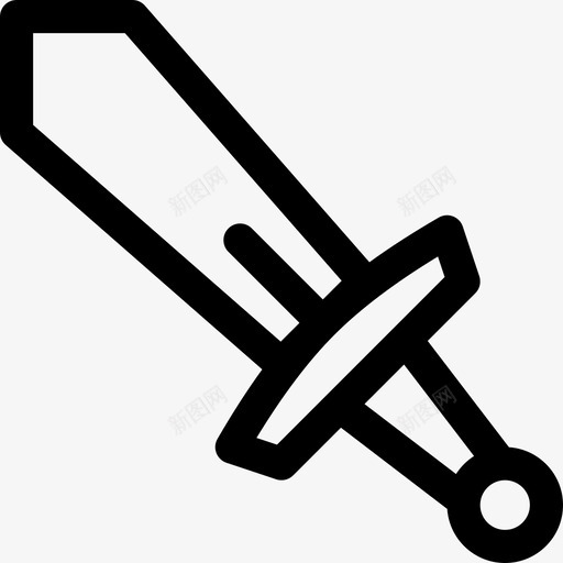 剑刀切割svg_新图网 https://ixintu.com 剑刀 切割 金属 锋利 武器 幻想