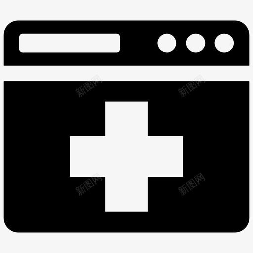 在线医疗医院互联网svg_新图网 https://ixintu.com 医疗 在线 医院 互联网 医疗保健 字形 部分