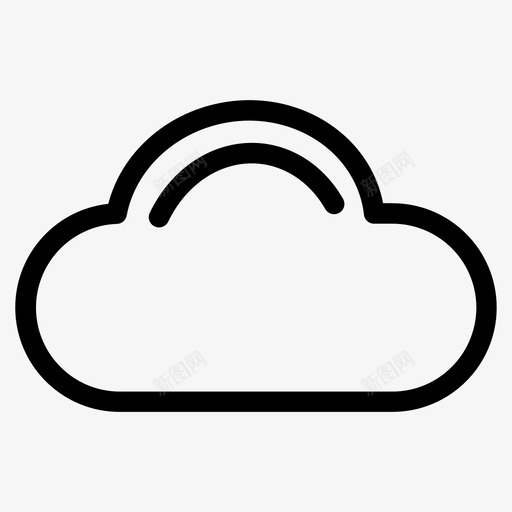 云雨晴svg_新图网 https://ixintu.com 天气 云雨 晴雷 天气图 图标