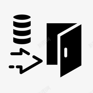 后门网络黑客图标