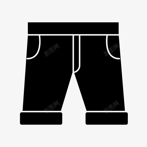 短牛仔裤衣服服装店svg_新图网 https://ixintu.com 牛仔裤 衣服 服装店 服装 时装