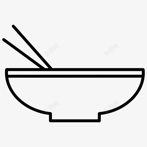 碗饭食物svg_新图网 https://ixintu.com 碗饭 食物 厨房