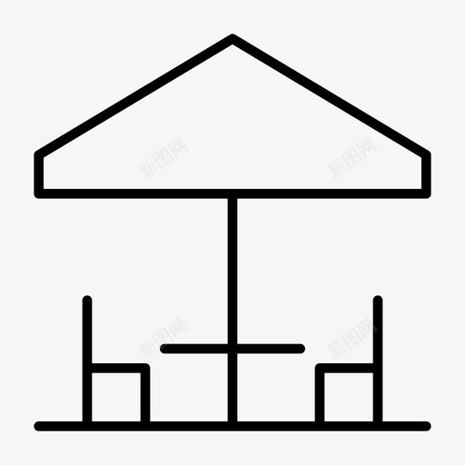 咖啡馆椅子休闲svg_新图网 https://ixintu.com 咖啡馆 椅子 休闲 餐厅 坐席 户外 度假