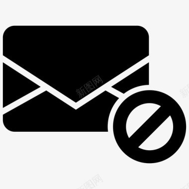 反垃圾邮件电子邮件垃圾邮件图标