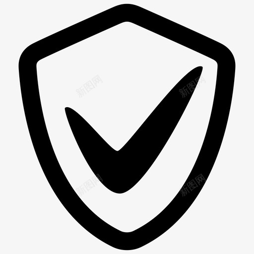 防护罩复选标记安全svg_新图网 https://ixintu.com 防护罩 复选 标记 安全 防病毒 互联网 部分