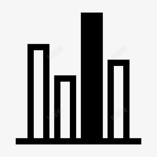 图表发展增长svg_新图网 https://ixintu.com 增长 图表 发展 进步 统计 办公室 图标