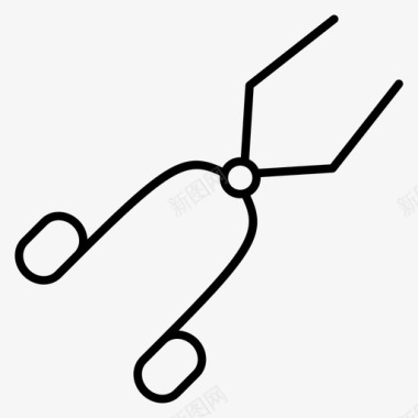 采购产品钳子坩埚钳子实验室仪器图标