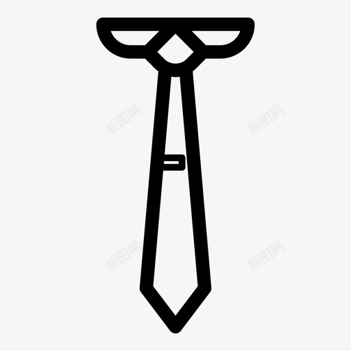 领带服装时装svg_新图网 https://ixintu.com 领带 服装 时装 丝带 款式