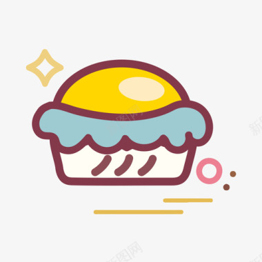 蒸蛋糕图标