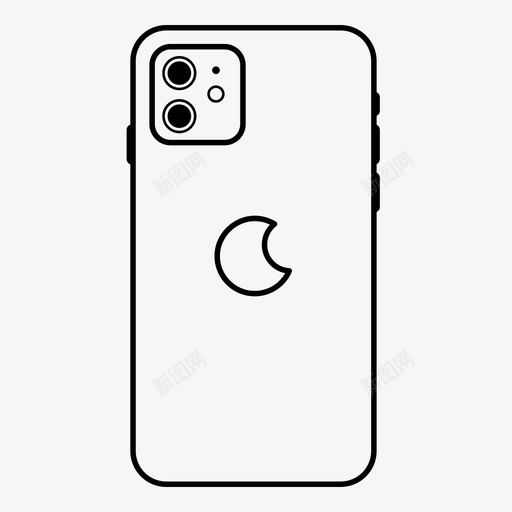 iphone11手机智能手机svg_新图网 https://ixintu.com 手机 智能