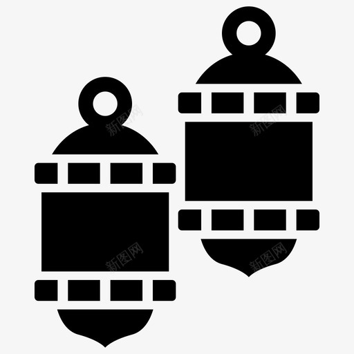 灯笼装饰节日svg_新图网 https://ixintu.com 灯笼 装饰 节日 灯灯 传统