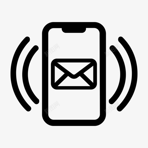 电子邮件通知聊天消息svg_新图网 https://ixintu.com 电子邮件 通知 聊天 消息 接收