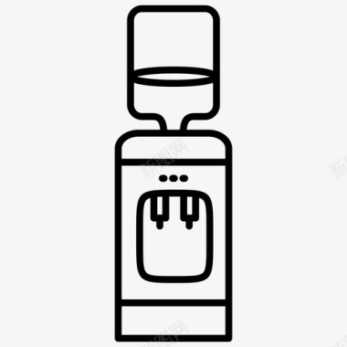 采购产品水冷却器水冷却器家具图标