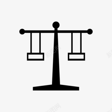 体重秤商业法庭图标