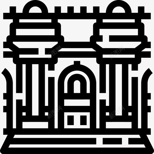 博物馆古典文化svg_新图网 https://ixintu.com 博物馆 古典 文化 纪念碑 寺庙