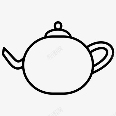 茶壶烹饪饮料图标