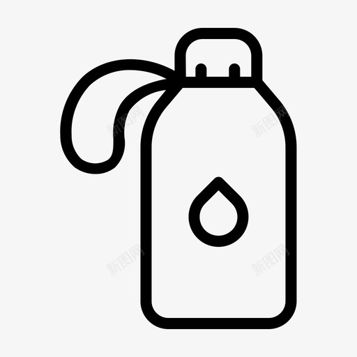 水瓶野营户外svg_新图网 https://ixintu.com 水瓶 野营 户外 外水