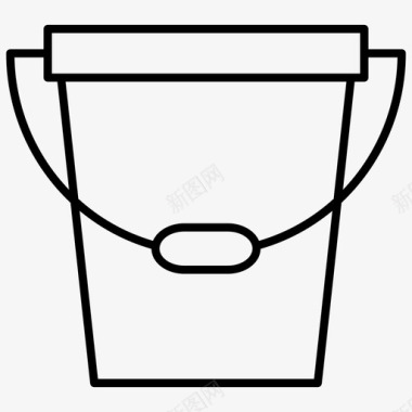 采购产品桶携带农具图标