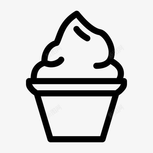 冰淇淋海滩冰锥svg_新图网 https://ixintu.com 冰淇淋 海滩 冰锥 中号 食品