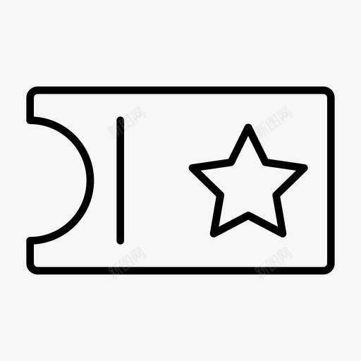 门票优惠券折扣svg_新图网 https://ixintu.com 门票 优惠券 折扣 费用 订阅 用户界面 线条 样式 图标