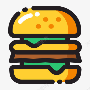 icon1通用汉堡图标