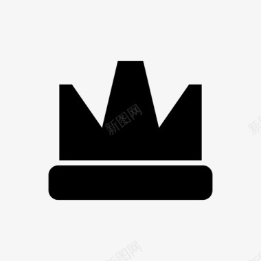 皇冠装饰国王图标