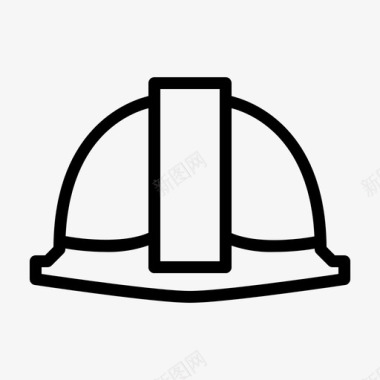 头盔建筑施工头盔图标
