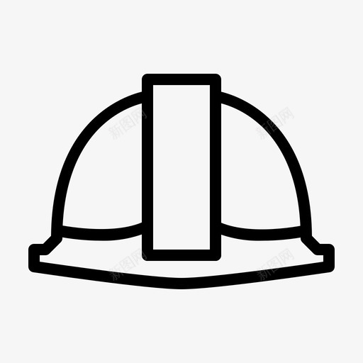 头盔建筑施工头盔svg_新图网 https://ixintu.com 头盔 建筑施工 安全帽 安全防护