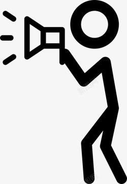 尖叫的人群公告人群大声高清图片