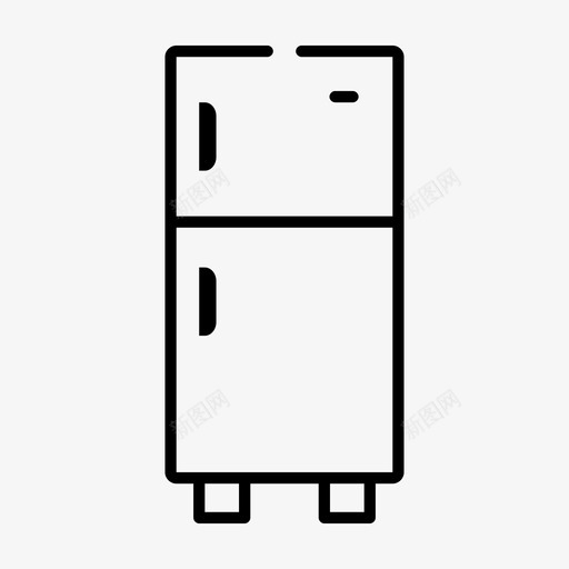 冰箱冷藏柜冷却器svg_新图网 https://ixintu.com 冰箱 冷藏柜 冷却器 冰柜 食品