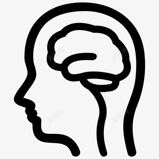 神经科学大脑人类svg_新图网 https://ixintu.com 神经科学 大脑 人类 心智 神经学 医疗保健 雕文 部分