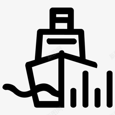 采砂船日统计图标