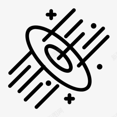 黑洞星系轨道图标