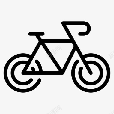 自行车车辆生态纲要图标