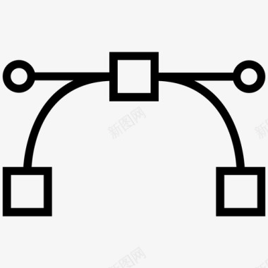 把手和锚设计图形工具图标